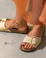 Birkenstock Madrid Big Buckle Ecru - immagine 2