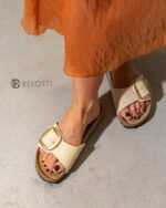 Birkenstock Madrid Big Buckle Ecru - immagine 3
